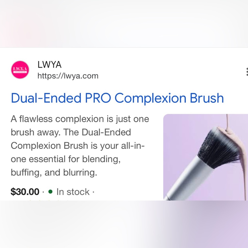 LWYA Dual-Ended PRO Complexion Brush
